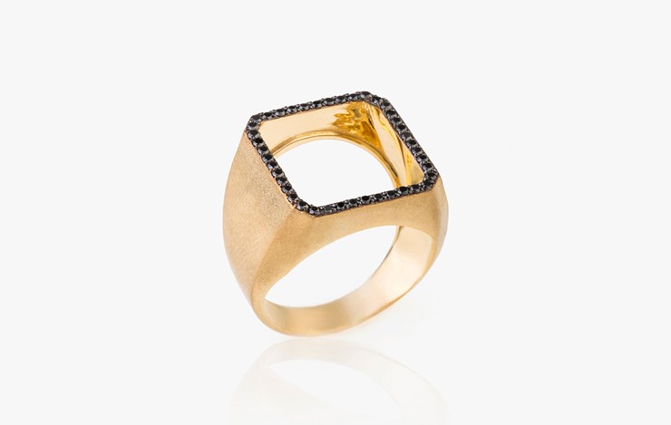 FREE ME DIAMOND SQUARE RING